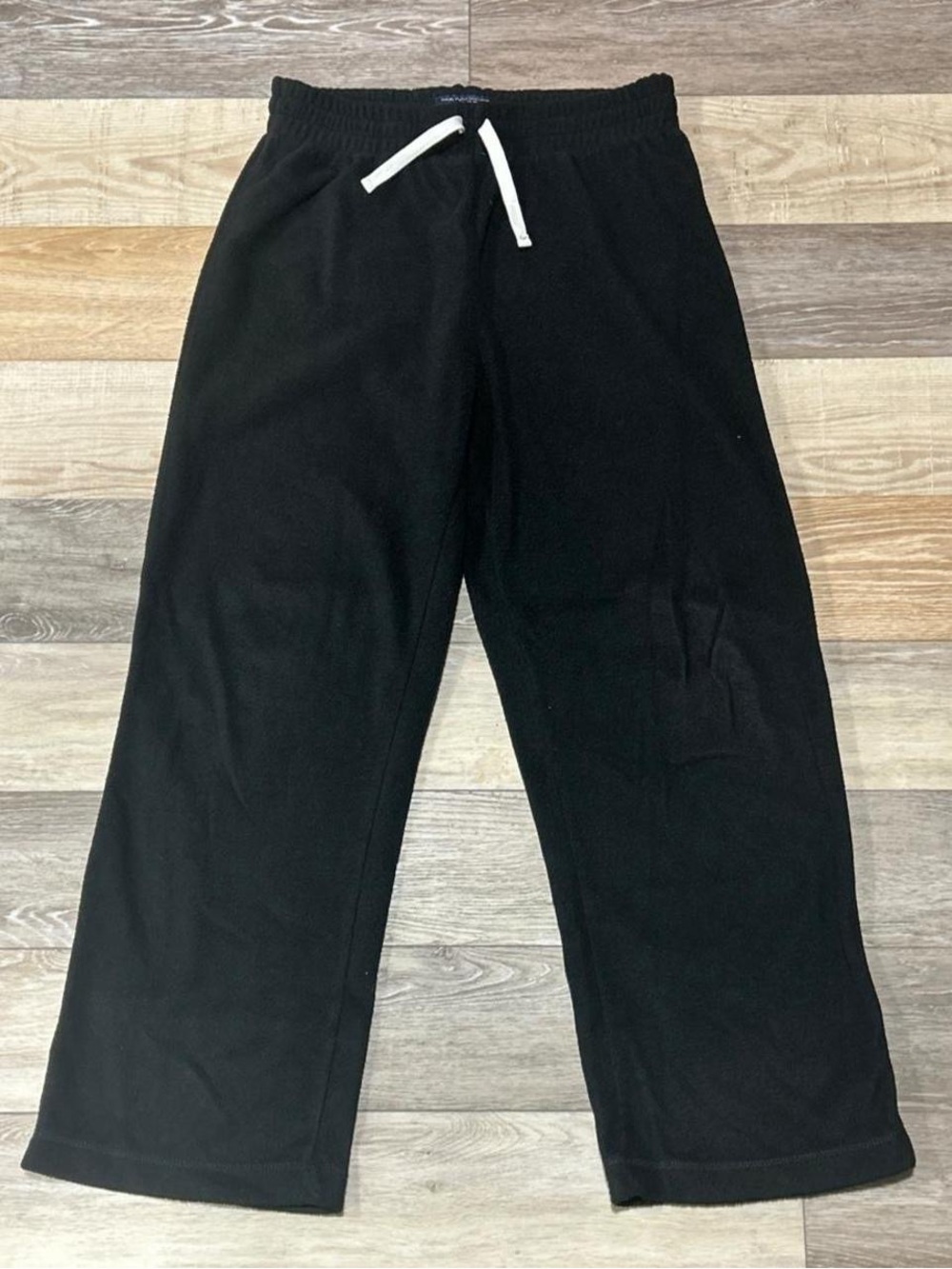 Kids Black Lounge Pants with Drawstring